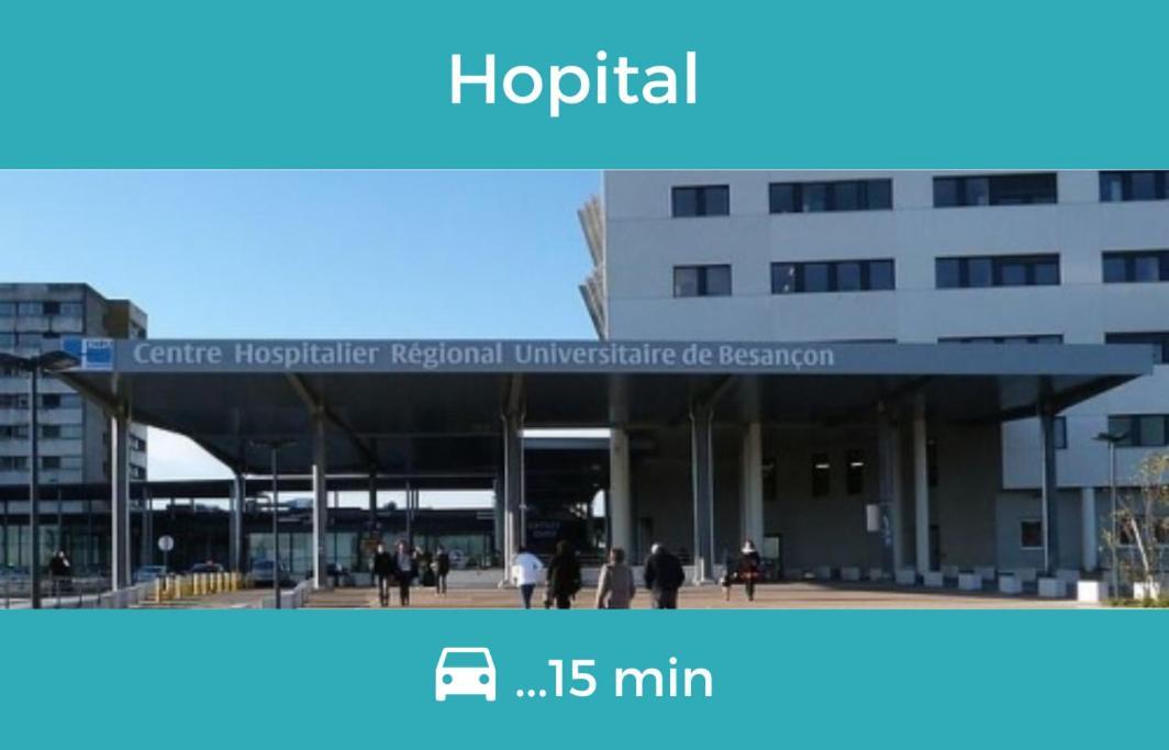 Nouveau - Grande Terrasse - L'Horloge - Calme - Home-One Besançon Kültér fotó
