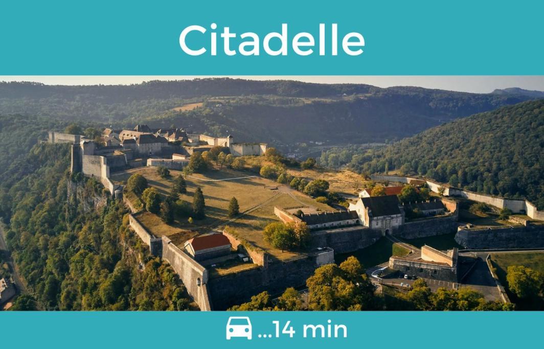 Nouveau - Grande Terrasse - L'Horloge - Calme - Home-One Besançon Kültér fotó